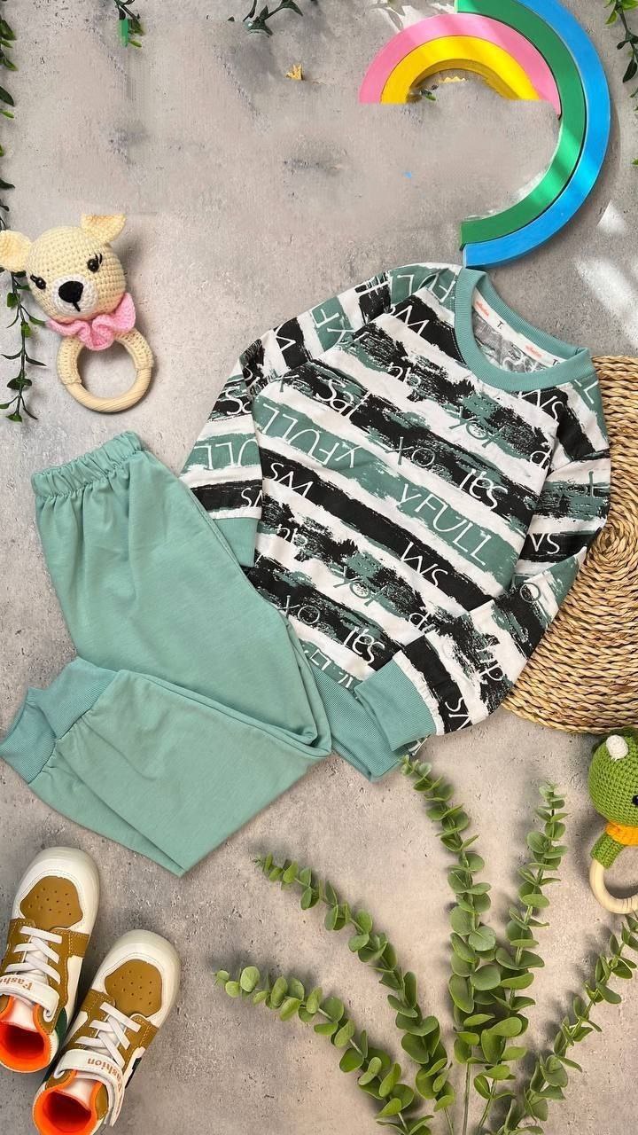 ست اقتصادی راه راه سایز 40تا55