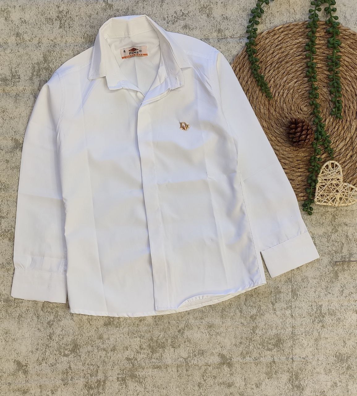 پیراهن دکمه ای مجلسی268 سایز 40تا65