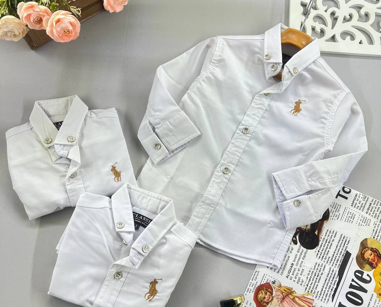 پیراهن دکمه ای مجلسی268 سایز 40تا65