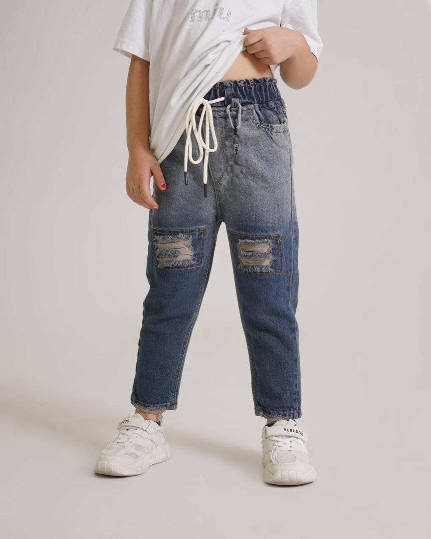 شلوار لی مام زاپ داار298 سایز 45تا70