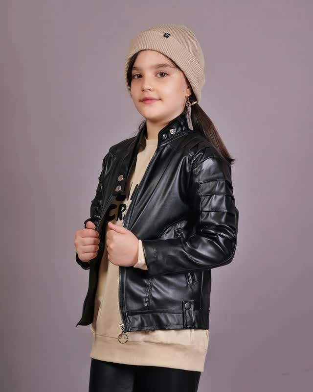 کت چرم اسپرت377 سایز1تا11