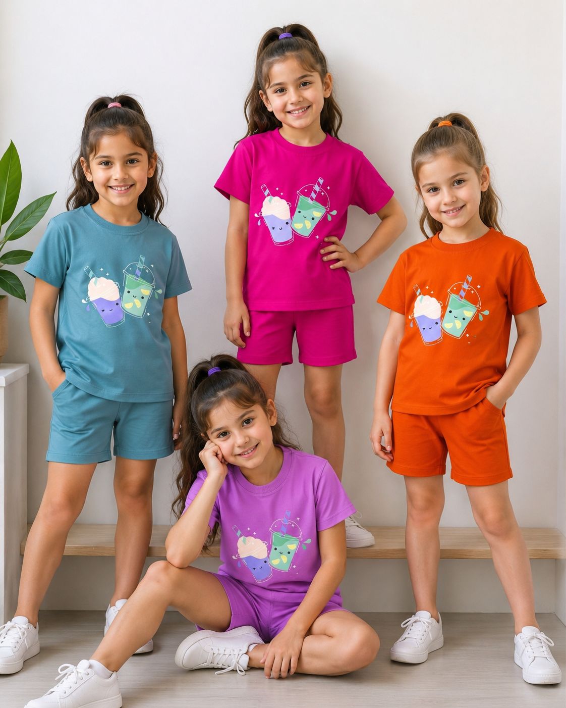 ست دخترونه لیوان472سایز40تا55